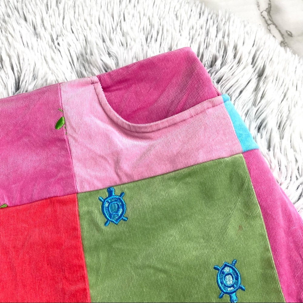 Lily Pulitzer Multicolor Patchwork Embroidered Co… - image 3